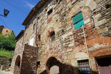 Palace of the old post office in Vicopisano, Tuscany, Italy