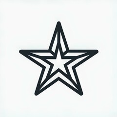 Obraz premium illustration of a start, star icon, icon for website, rating icon