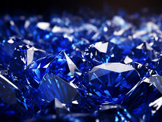 Beautiful shiny crystals sapphires background, blue sapphire gems wallpaper hd 