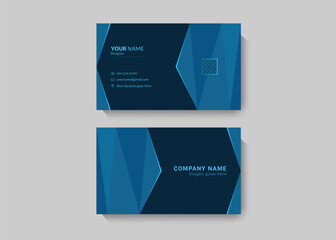 Double-sided business card template design