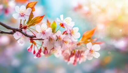 Fototapeta na wymiar 満開の桜 華麗に舞い散る桜の花びら