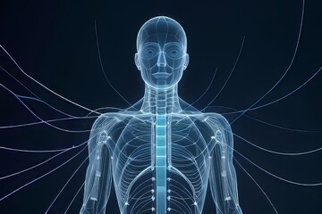 Meridians Channels through which energy is believed to flow, connecting various parts of the body