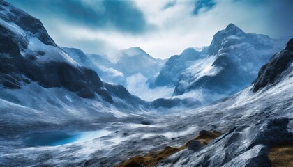 landscape in the mountains