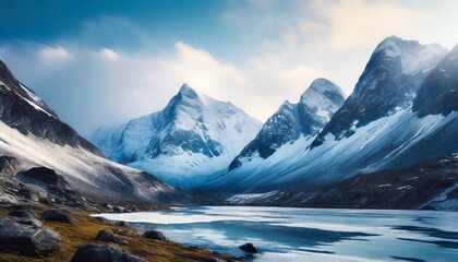landscape in the mountains