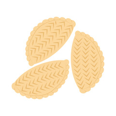 Traditional Norooz holiday, Nawrouz vector flat element, Samani sign, Novruz Azerbaijan, Nowrouz Iranian or Persian New Year, Kazakhstan, Turkmenistan Nowruz and Navruz, Nevruz, Iran Nowruz or Navruz