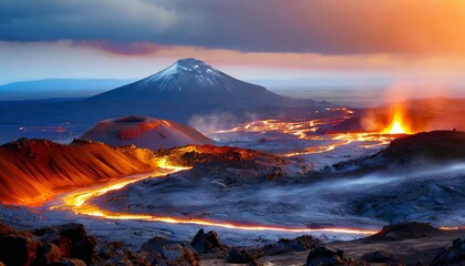 fire in the mountains