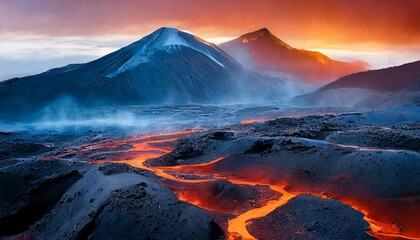 fire in the mountains