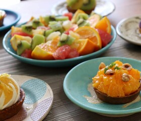 色とりどりのフルーツパーティー