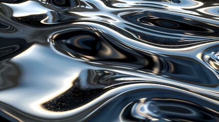Abstract Rippling Water Surface in Close-Up