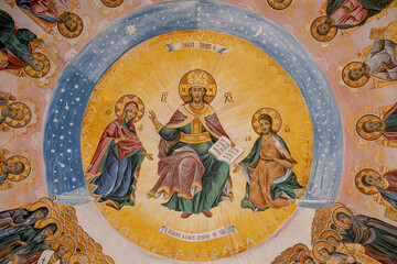 Naklejka premium Bachkovo Monastery. Plovdiv Province, Bulgaria, Southeast Europe.