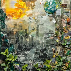 Eco Awareness Global Movement Collage


