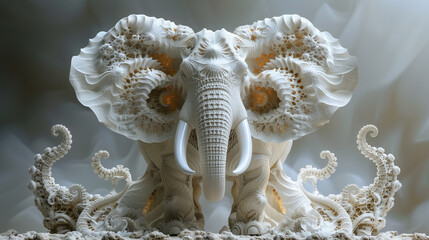 Rzeźba Słonia - obrazy, fototapety, plakaty
