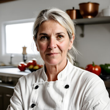person in kitchen