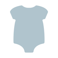 Blue and pink blank baby bodysuit isolated on white. Children s bodysuit, children s shirt, overalls. Accessories, clothes for newborns.