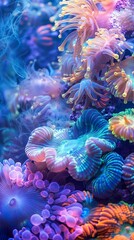 Fototapeta na wymiar Dive into Biodiversity, Vibrant Coral Reefs and Their Marine Ecosystems