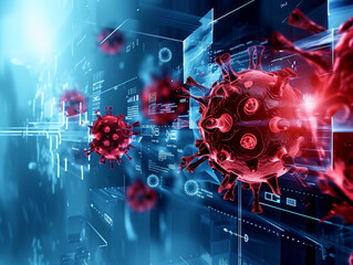Virus Visualization in Digital Interface