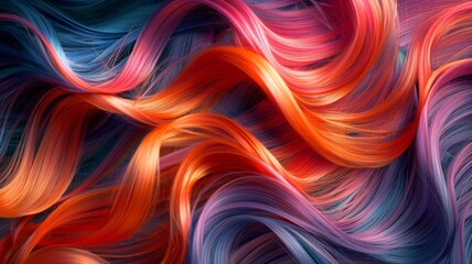 colorful close-up hair background
