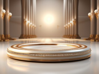 Obraz premium High End Minimalist Stage Design in Resolution