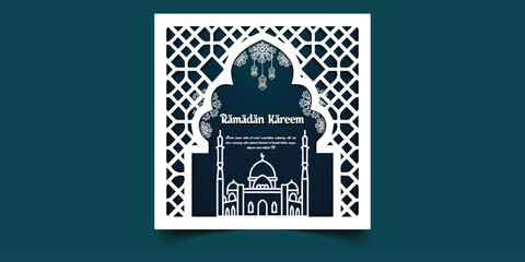 Vector Ramadan Kareem background design 