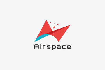 A latter air space logo
