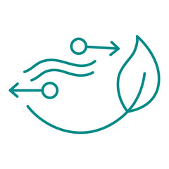 Beauty skin care bio organic icon.