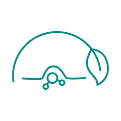 Beauty skin care bio organic icon.