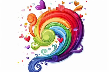 LGBTQ Pride transgender representation. Rainbow rainbow pathway colorful upsdell red diversity Flag. Gradient motley colored symmetry LGBT rights parade festival pride street diverse gender