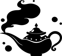 Genie magic Aladdin lamp