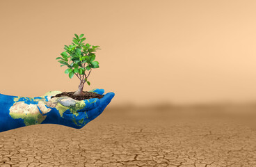 Invest in our planet. Save our planet. Earth day concept background. Ecology concept.