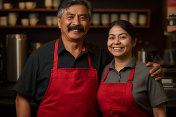 Happy Immigrant Business Owners.