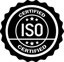 ISO certified label stamp, International Organization for Standardization
