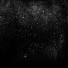 Black grunge scratched background, obsolete horror texture, old film effect - 744694904