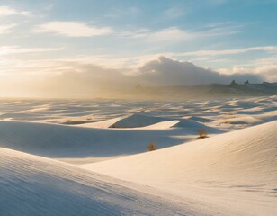 Paisaje desierto ártico 