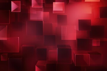 Abstract Maroon Squares design background