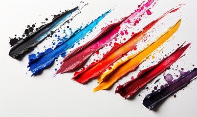 lipstick marks and stains arranged beautifully and artistically