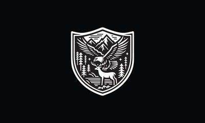 Eagle, eagle flying, eagle catching, eagle logo design, eagle flying in mountain, 