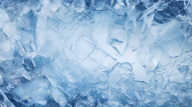 Ice background for design, ice texture, generative AI