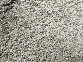 A fluffy beautiful carpet. Copy space. Flat lay, top view.