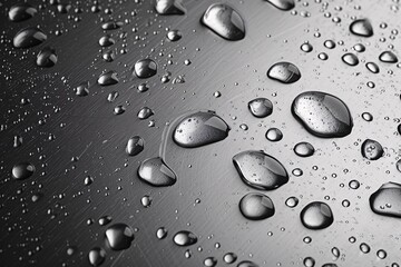 Chrome is covered in moisture.