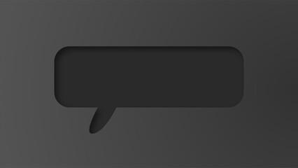 speech bubble shape with white background. space for text. abstract blank area for rill text of font. isolate background.