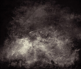 Grunge scratched dark brown background, obsolete texture - 744705929