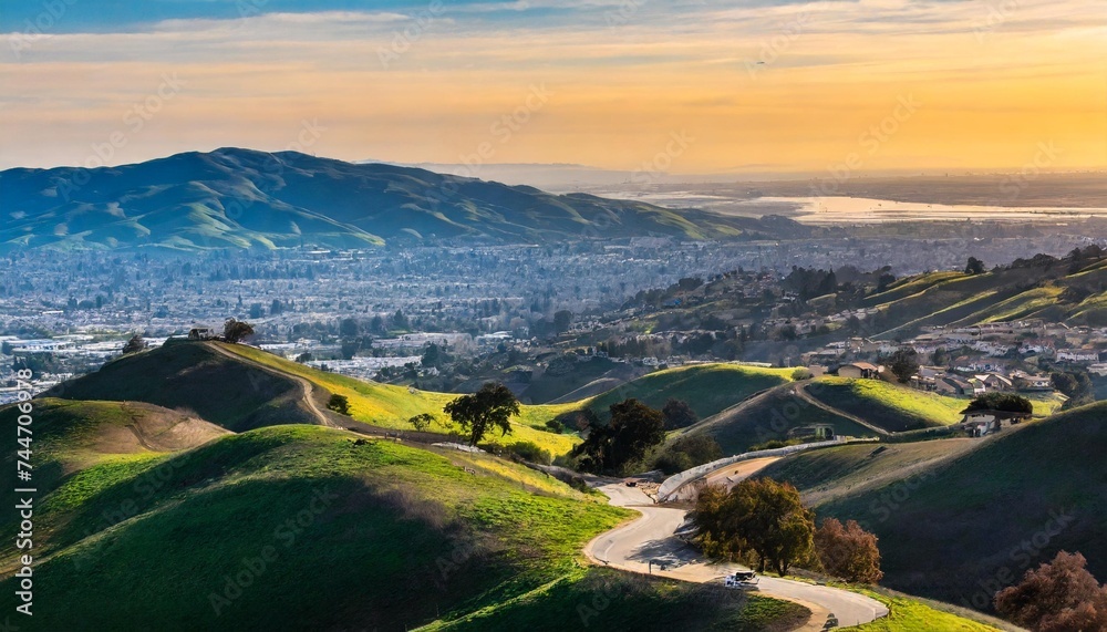 Wall mural fremont hills california