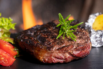 grilled steak