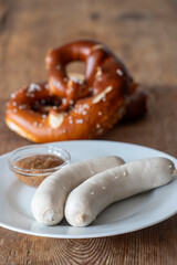 bavarian white sausages - 744709377