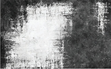 Fototapeta na wymiar Black and white Grunge texture. Black and white Grunge abstract background. Abstract background. Monochrome texture. Brushstrokes. Modern art. EPS 10.
