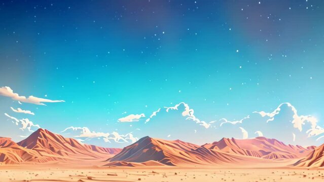 Desert pixel background