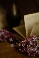 Old Book and Lilac