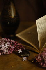 Old Book and Lilac