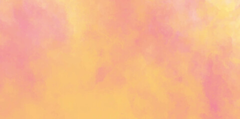 Brush stroked painting of watercolor with splashes, colorful watercolor background orange peach yellow pink colors strokes, hand-drawn watercolor texture in red and yellow pastel watercolor splashes.