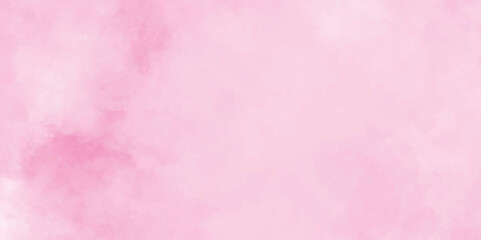 Pink watercolor texture with fogg and clouds,  smooth wallpaper, paper pink smoke and cloudy stains, creative and smooth colorful modern pink paper texture.